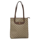 GUCCI GG Supreme Tote Bag PVC Beige Gold 002 39 6130 9411 Auth ep10867-1