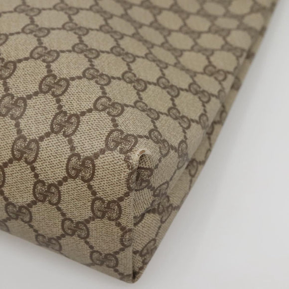 GUCCI GG Supreme Tote Bag PVC Beige Gold 002 39 6130 9411 Auth ep10867