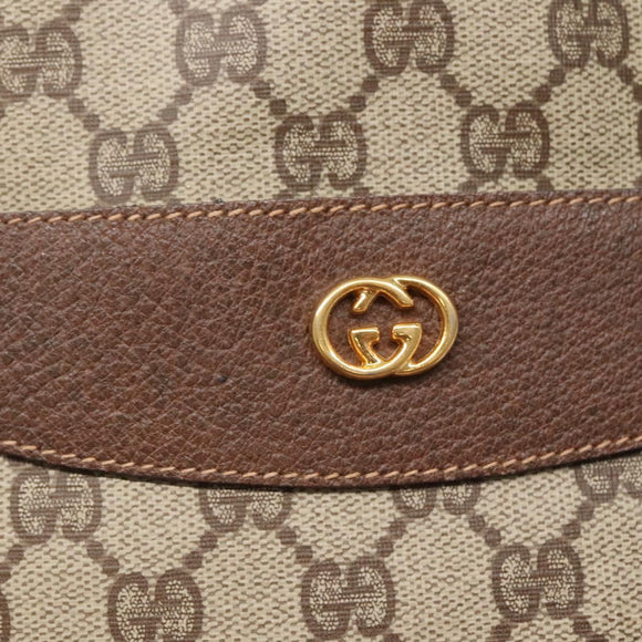 GUCCI GG Supreme Tote Bag PVC Beige Gold 002 39 6130 9411 Auth ep10867