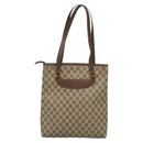 GUCCI GG Supreme Tote Bag PVC Beige Gold 002 39 6130 9411 Auth ep10867-2