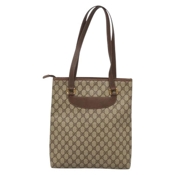 GUCCI GG Supreme Tote Bag PVC Beige Gold 002 39 6130 9411 Auth ep10867 - 0