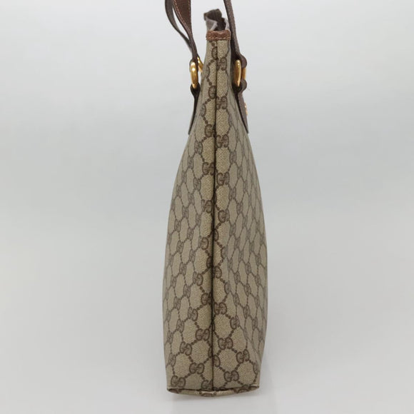 GUCCI GG Supreme Tote Bag PVC Beige Gold 002 39 6130 9411 Auth ep10867