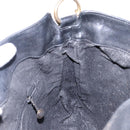 GUCCI Bamboo Hand Bag Leather Black Gold 001 1998 1638 Auth ep10869-16