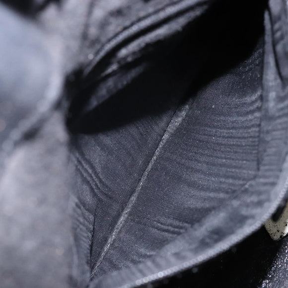 GUCCI Bamboo Hand Bag Leather Black Gold 001 1998 1638 Auth ep10869