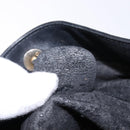 GUCCI Bamboo Hand Bag Leather Black Gold 001 1998 1638 Auth ep10869-19