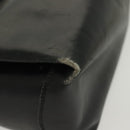 GUCCI Hand Bag Leather Black Gold Auth ep10870-9