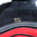 GUCCI Hand Bag Leather Black Gold Auth ep10870-18