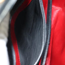 GUCCI Hand Bag Leather Black Gold Auth ep10870-12