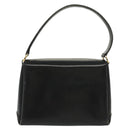 GUCCI Hand Bag Leather Black Gold Auth ep10870-2