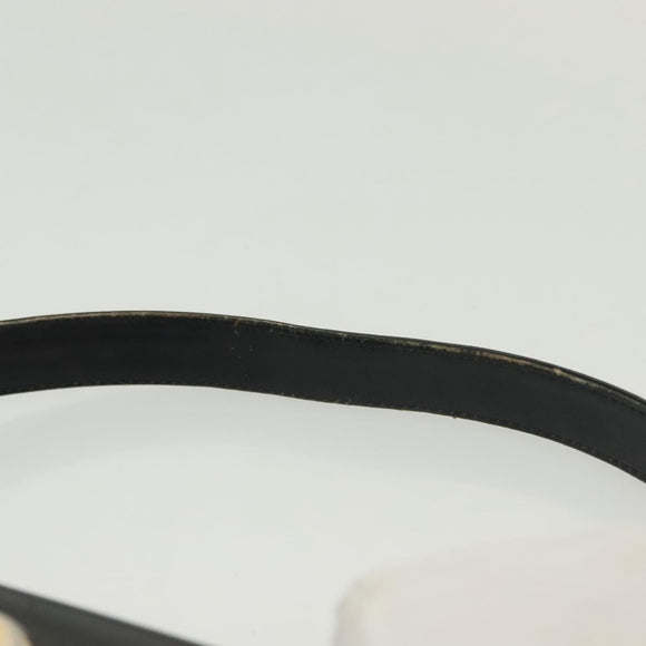 GUCCI Hand Bag Leather Black Gold Auth ep10870