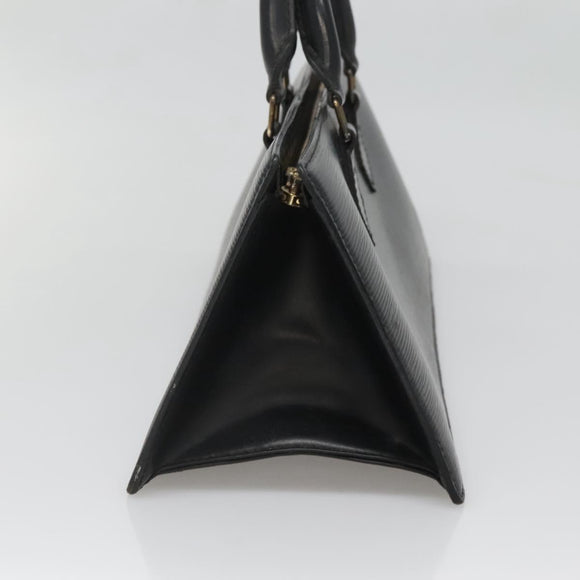 LOUIS VUITTON Epi Sac Triangle Hand Bag Black M52092 LV Auth ep10871