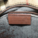 Burberrys Nova Check Shoulder Bag PVC Beige Gold Auth ep10875-16