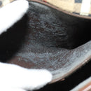 Burberrys Nova Check Shoulder Bag PVC Beige Gold Auth ep10875-20