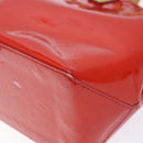 LOUIS VUITTON Monogram Vernis Reade PM Hand Bag Red Rouge M91088 LV Auth ep10876-9