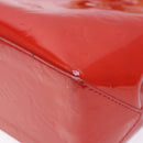 LOUIS VUITTON Monogram Vernis Reade PM Hand Bag Red Rouge M91088 LV Auth ep10876-16