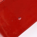 LOUIS VUITTON Monogram Vernis Reade PM Hand Bag Red Rouge M91088 LV Auth ep10876-6