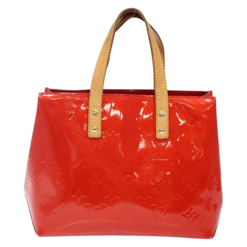 LOUIS VUITTON Monogram Vernis Reade PM Hand Bag Red Rouge M91088 LV Auth ep10876 - 0