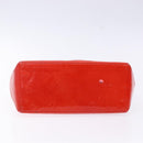 LOUIS VUITTON Monogram Vernis Reade PM Hand Bag Red Rouge M91088 LV Auth ep10876-5
