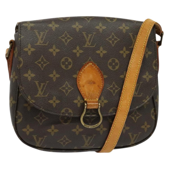 LOUIS VUITTON Monogram Saint Cloud GM Shoulder Bag M51242 LV Auth ep10878