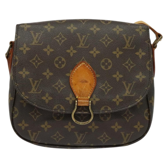 LOUIS VUITTON Monogram Saint Cloud GM Shoulder Bag M51242 LV Auth ep10878