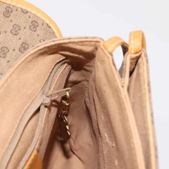 GUCCI Micro GG Supreme Shoulder Bag PVC Beige Gold 007 92 5548 Auth ep10883