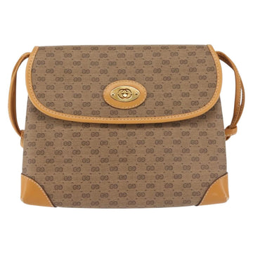 GUCCI Micro GG Supreme Shoulder Bag PVC Beige Gold 007 92 5548 Auth ep10883 - 0