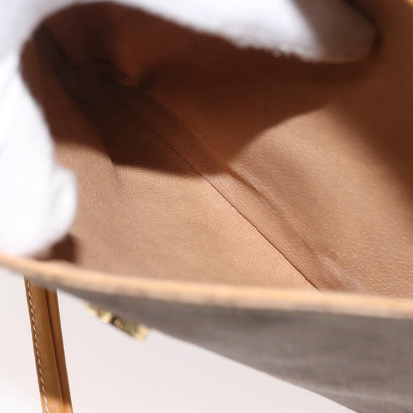 GUCCI Micro GG Supreme Shoulder Bag PVC Beige Gold 007 92 5548 Auth ep10883