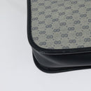 GUCCI Micro GG Supreme Shoulder Bag PVC Navy Gold 001 256 1308 Auth ep10887-15