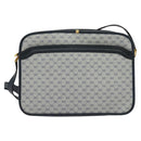 GUCCI Micro GG Supreme Shoulder Bag PVC Navy Gold 001 256 1308 Auth ep10887-13