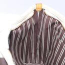 LOUIS VUITTON Antigua Cabas PM Tote Bag White Brown M40036 LV Auth ep10889-21