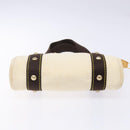 LOUIS VUITTON Antigua Cabas PM Tote Bag White Brown M40036 LV Auth ep10889-5