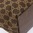 GUCCI GG Canvas Tote Bag Brown Gold 002 1098 Auth ep10894-14