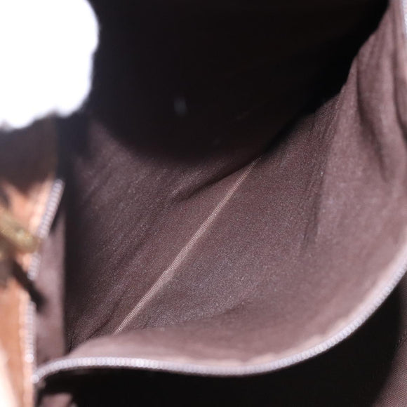 GUCCI GG Canvas Tote Bag Brown Gold 002 1098 Auth ep10894