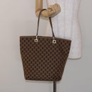 GUCCI GG Canvas Tote Bag Brown Gold 002 1098 Auth ep10894-21