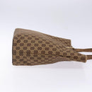 GUCCI GG Canvas Tote Bag Brown Gold 002 1098 Auth ep10894-3