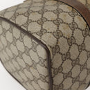 GUCCI GG Supreme Web Sherry Line Boston Bag PVC Beige 39 02 007 Auth ep10901-14