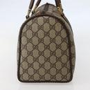 GUCCI GG Supreme Web Sherry Line Boston Bag PVC Beige 39 02 007 Auth ep10901-4
