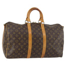 LOUIS VUITTON Monogram Keepall Bandouliere 45 Boston Bag M41418 LV Auth ep10904-1