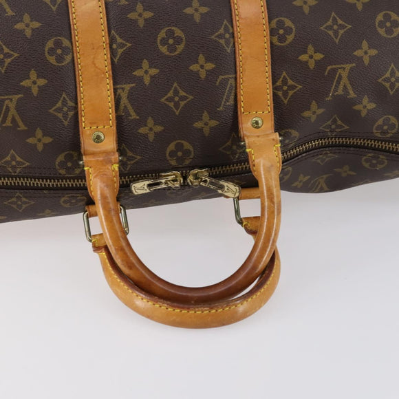LOUIS VUITTON Monogram Keepall Bandouliere 45 Boston Bag M41418 LV Auth ep10904