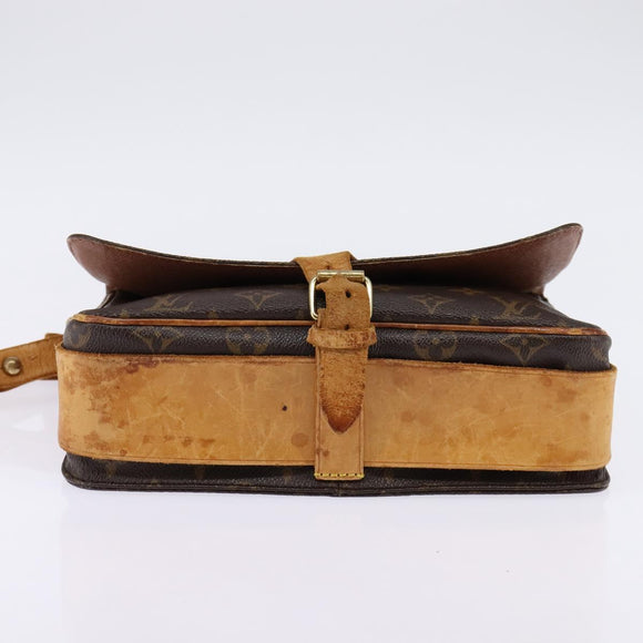 LOUIS VUITTON Monogram Cartouchiere GM Shoulder Bag M51252 LV Auth ep10906