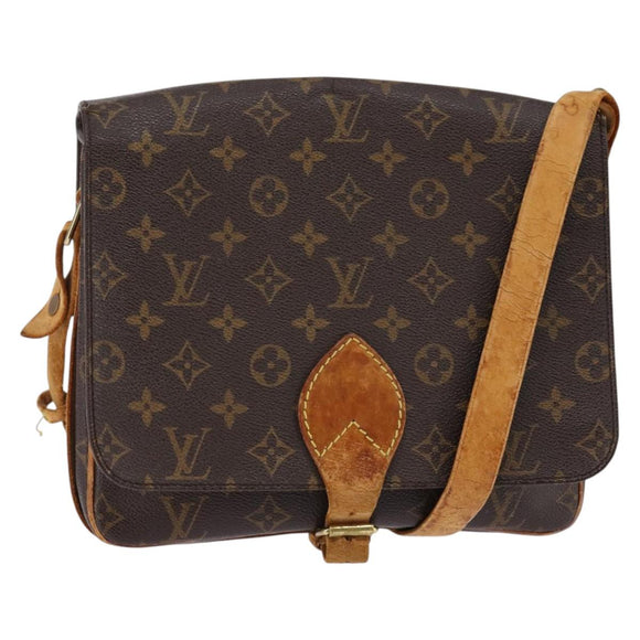 LOUIS VUITTON Monogram Cartouchiere GM Shoulder Bag M51252 LV Auth ep10906