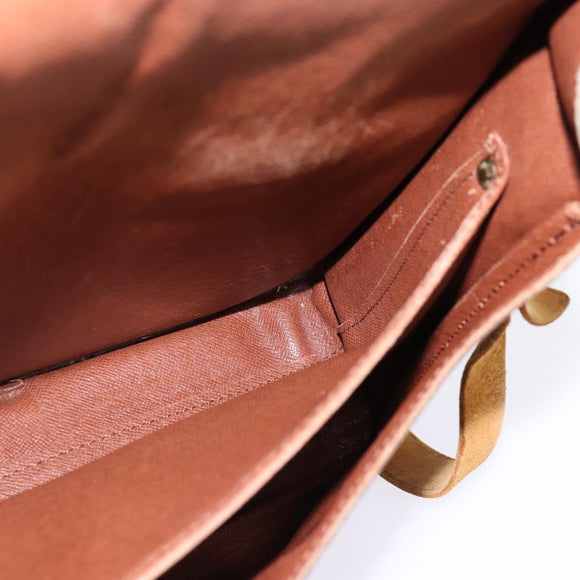 LOUIS VUITTON Monogram Cartouchiere GM Shoulder Bag M51252 LV Auth ep10906