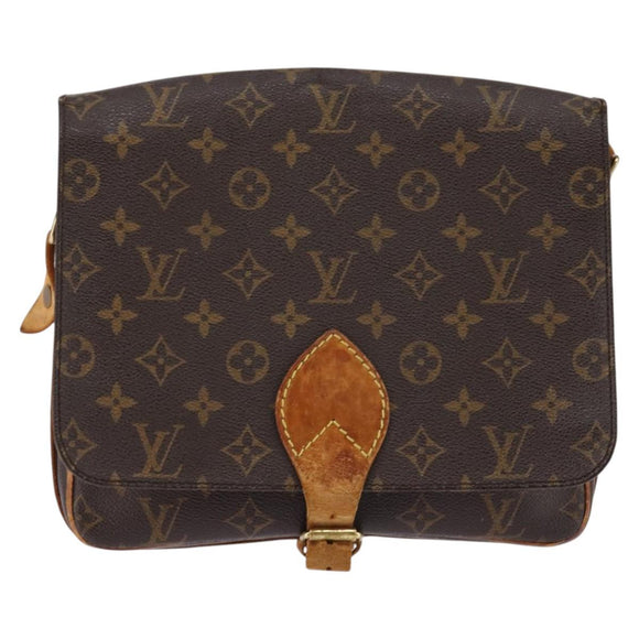 LOUIS VUITTON Monogram Cartouchiere GM Shoulder Bag M51252 LV Auth ep10906