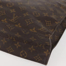 LOUIS VUITTON Monogram Sac Plat Hand Bag M51140 LV Auth ep10914-9