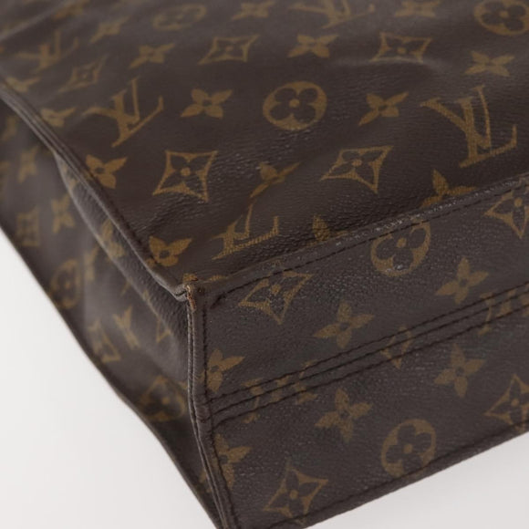 LOUIS VUITTON Monogram Sac Plat Hand Bag M51140 LV Auth ep10914