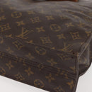 LOUIS VUITTON Monogram Sac Plat Hand Bag M51140 LV Auth ep10914-15