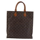 LOUIS VUITTON Monogram Sac Plat Hand Bag M51140 LV Auth ep10914-13
