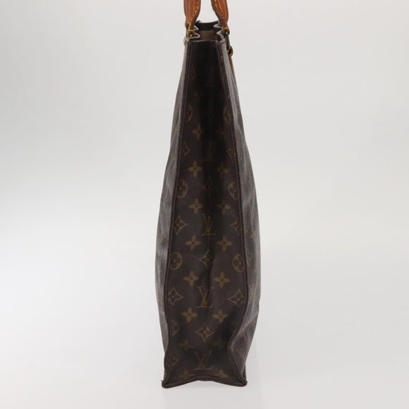 LOUIS VUITTON Monogram Sac Plat Hand Bag M51140 LV Auth ep10914