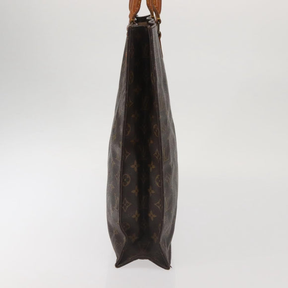 LOUIS VUITTON Monogram Sac Plat Hand Bag M51140 LV Auth ep10914