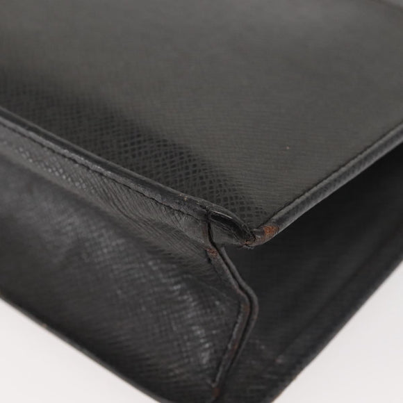 LOUIS VUITTON Taiga Selenga Clutch Bag Ardoise M30782 LV Auth ep10920